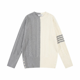 [M~2XL]톰브라운 배색 꽈배기 스웨터